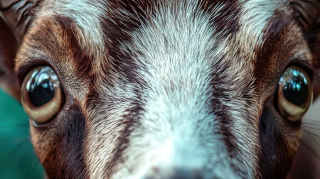 close-up of dog's eyesの素材