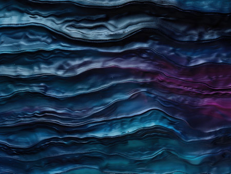 Mesmerizing abstract waves of deep blue and purpleの素材