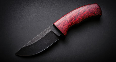 Sleek and Powerful Hunting Knifeの素材
