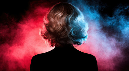 Colorful Smoke Portraitの素材