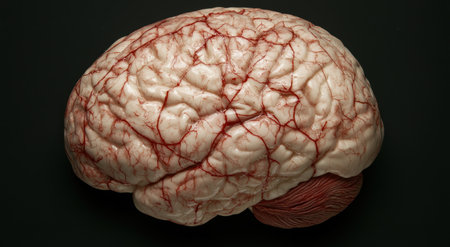 detailed anatomical model of the human brainの素材