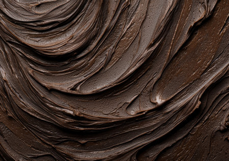 Swirling chocolate texture backgroundの素材