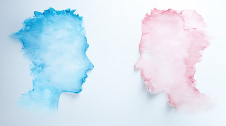 abstract watercolor paint texture backgroundの素材