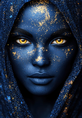 Mysterious and Enchanting Glittering Faceの素材