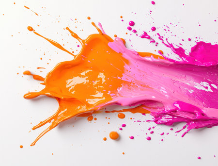 Vibrant paint splashの素材