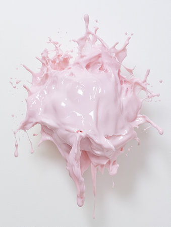 Vibrant pink paint splashの素材