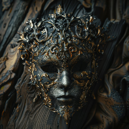 Ornate Venetian Carnival Maskの素材
