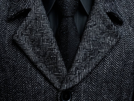 Close-up of a patterned jacketの素材