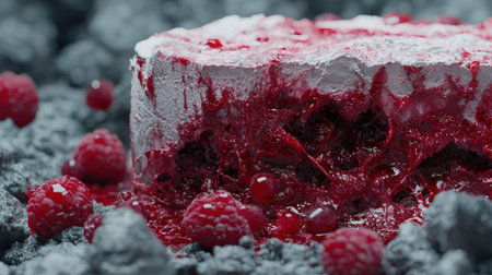 Frozen red fruit dessertの素材