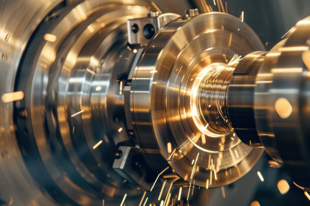 Close-up of industrial machineryの素材