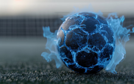 Frozen earth globe with icy textureの素材