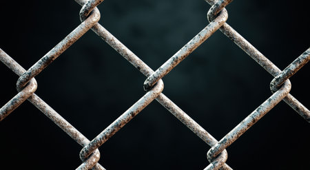 abstract metal grid patternの素材