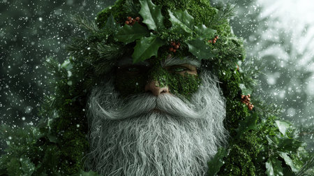 Festive winter nature spiritの素材