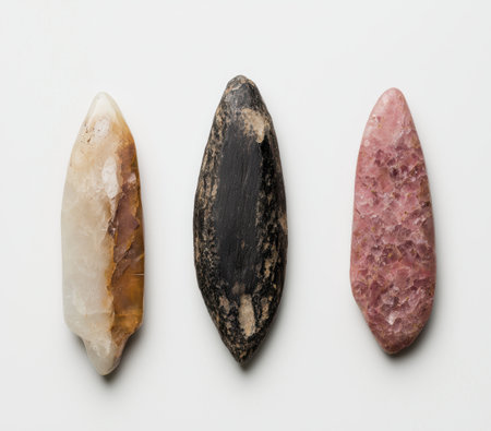 Assortment of natural gemstonesの素材