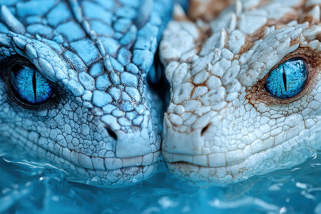 Closeup of a dragon's eyeの素材