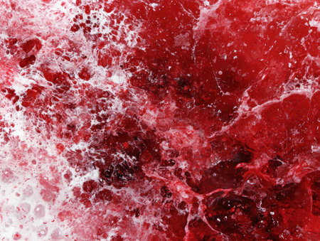 Vibrant red crystal abstract backgroundの素材