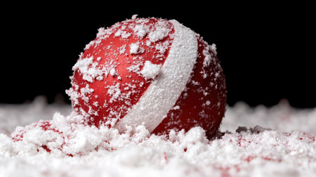 Snowy red appleの素材