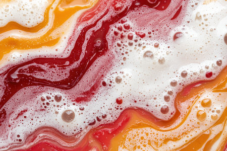 Colorful abstract fluid art backgroundの素材