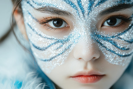 Glittering winter makeupの素材