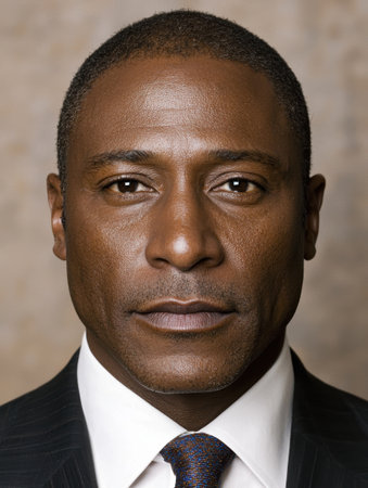 Serious professional businessman in suitの素材