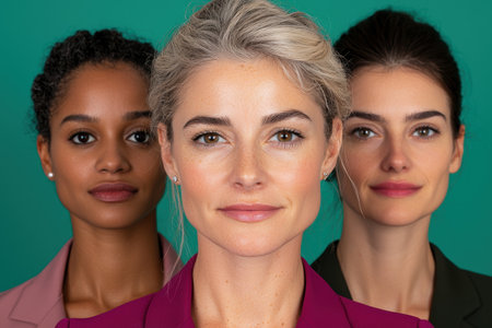 Diverse group of confident professional womenの素材