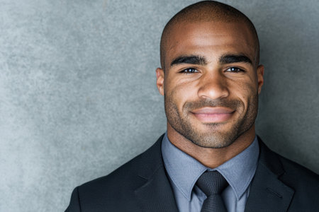 professional businessman with confident expressionの素材