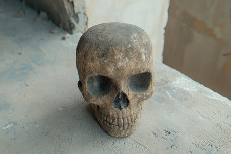 ancient human skull relicの素材