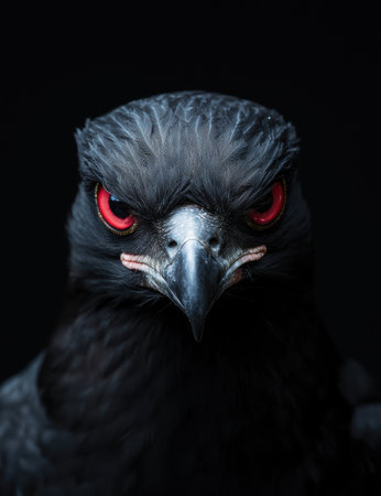 Intense Gaze of a Fierce Raptorの素材