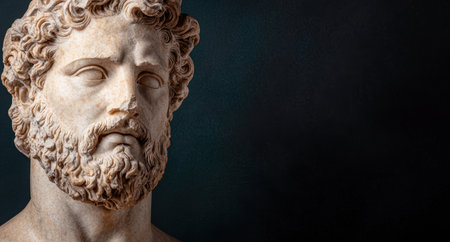 ancient greek statue headの素材