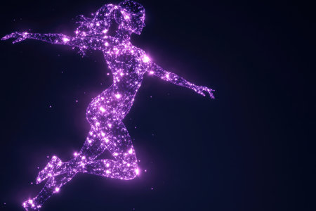 Glowing Dancer Silhouetteの素材