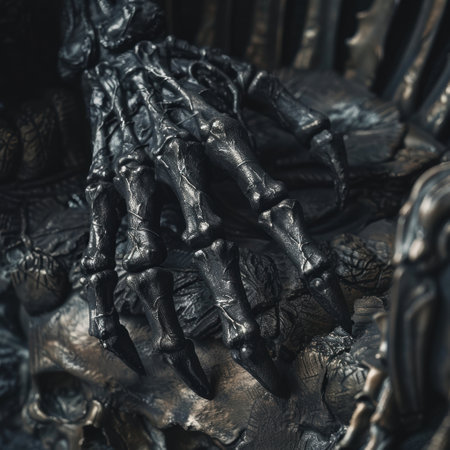 Intricate black and white abstract textureの素材