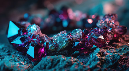 Vibrant crystal clusterの素材