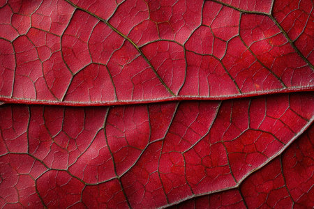 Cracked red surface texture abstract backgroundの素材