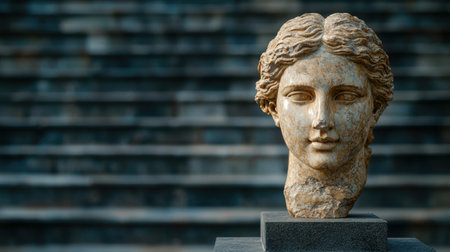 ancient greek statue head sculptureの素材