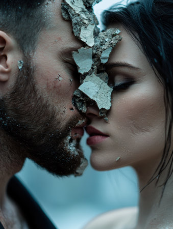 Intimate Moment of Passion and Vulnerabilityの素材