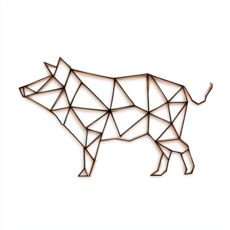 abstract geometric animal sculptureの素材
