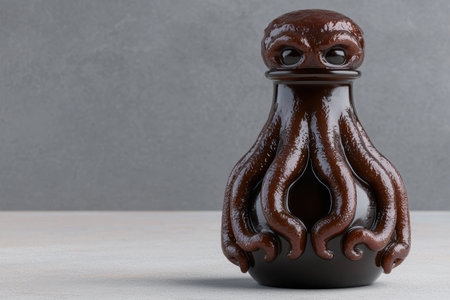 Whimsical ceramic octopus figurineの素材