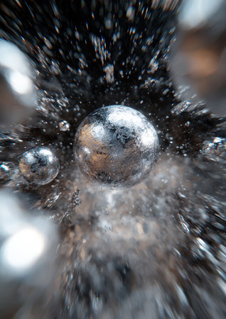 Frozen water droplet explosionの素材