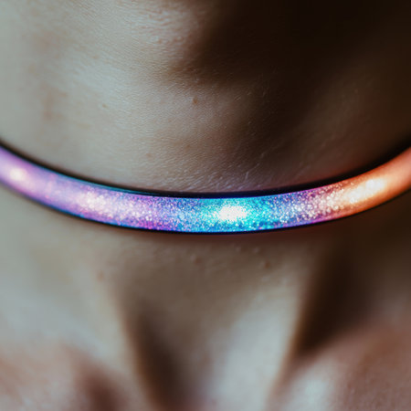 Vibrant iridescent skin textureの素材