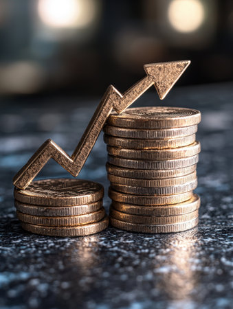 Financial growth and investment conceptの素材