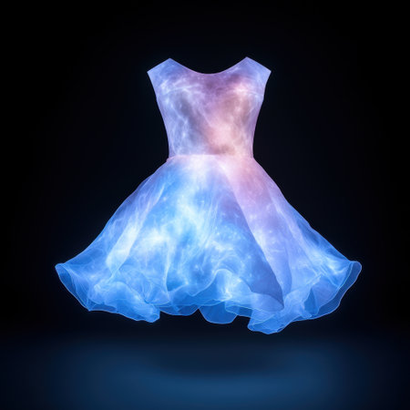 Ethereal Dress Floating in Darknessの素材