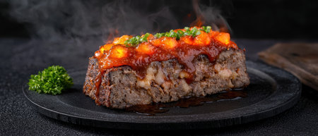 Savory Meatloaf with Tangy Glazeの素材