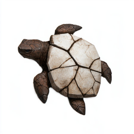 Detailed stone turtle sculptureの素材