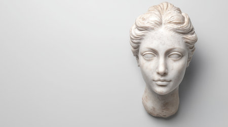 ancient marble sculpture headの素材