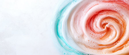 Colorful swirling abstract backgroundの素材