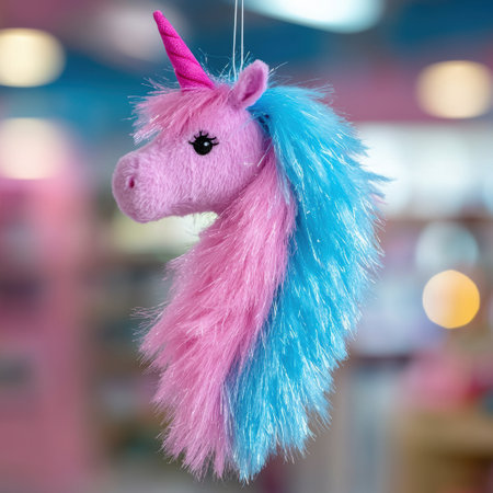 Colorful plush unicorn toyの素材