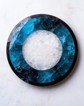 Stunning crystal and gemstone displayの素材