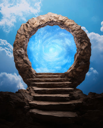 Mystical portal to another dimensionの素材