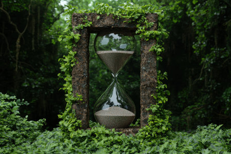 Hourglass in natureの素材