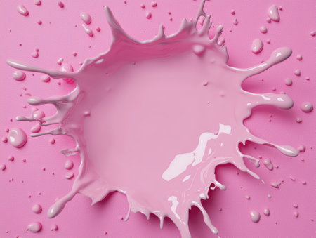 pink paint splash backgroundの素材